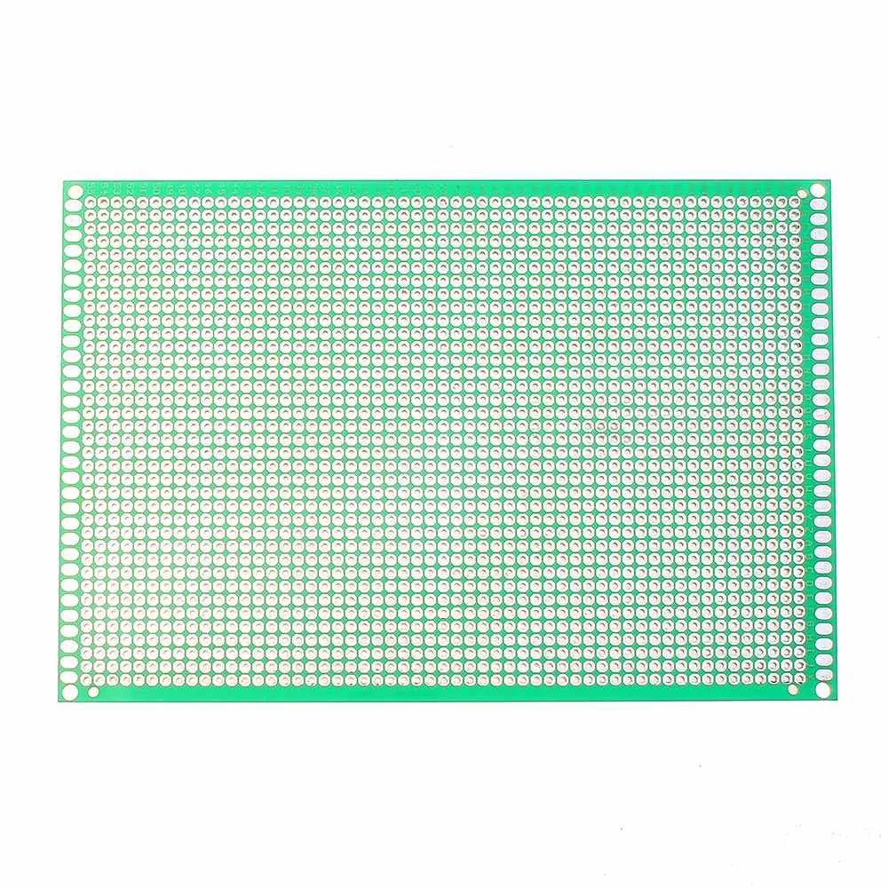Price 10pcs 10x15cm FR 4 2.54mm Single Side DIY Prototype PCB Printed Circuit Board Passive Components