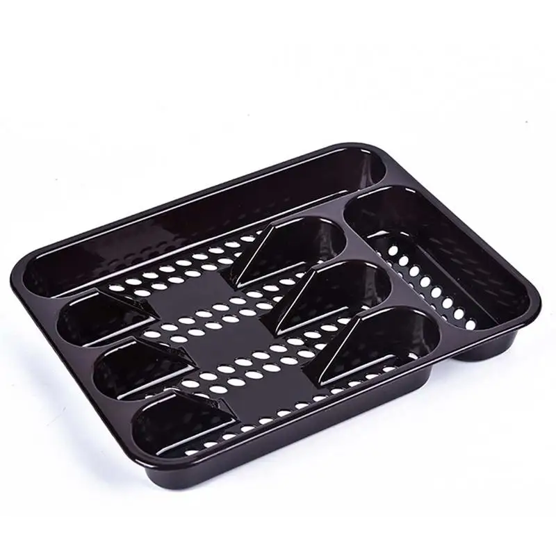 

OUNONA Kitchen Drawer Storage Tray 5 Grids Desktop Separating Tableware Storage Box Kitchen Drawer Organizer Case Cutlery Tray