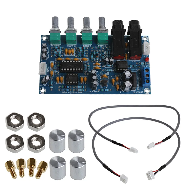 

Dual Power Microphone Amplifier Board Sound AMP Module Digital Reverb Plate