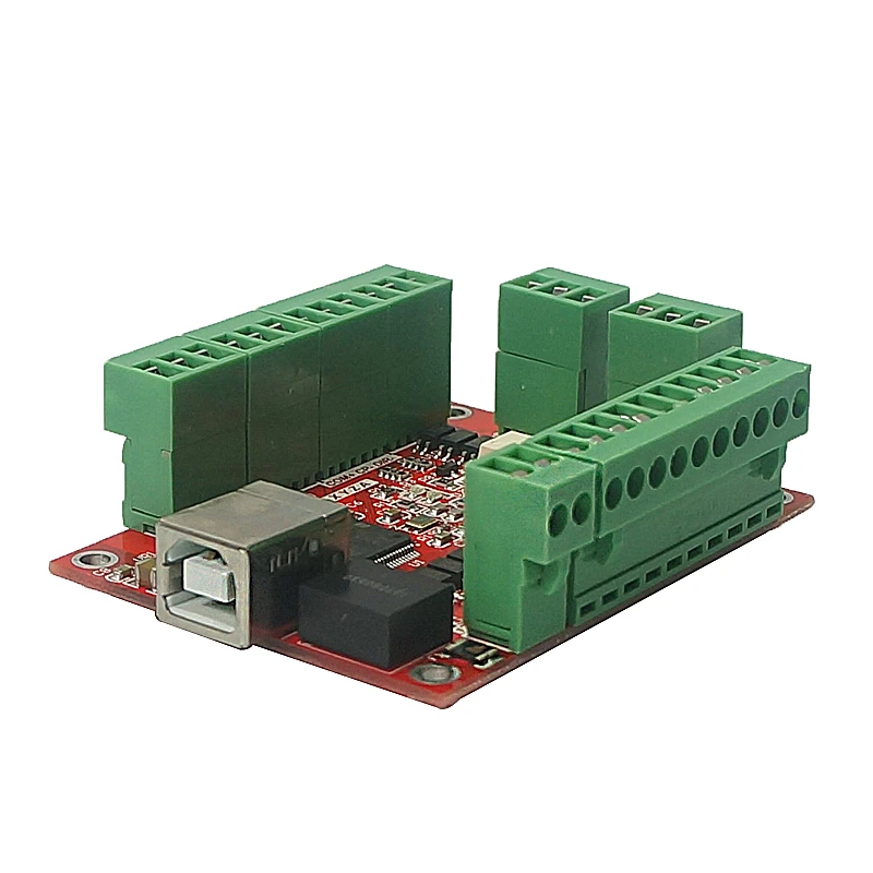 

4 Axis mini cnc milling machine 100KHz CNC MACH3 USB Card Smooth Stepper Motor Controller card breakout board router tool 12-24V