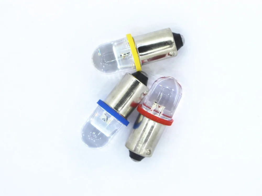 

5PCS led 3v ba9s 24v ba9s 6v led ba9s 12v red blue green yellow white warm Instrument bulb Indicator bulb led 6v ba9s 3v DC
