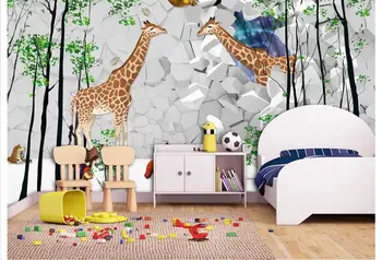 

Customized 3d wallpaper 3d kids wallpaper murals Sweet forest children room TV setting wall sitting room wallpaper