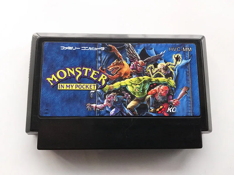 Best  8bit game card : Monstered in My Pocket ( Japan Version!! )