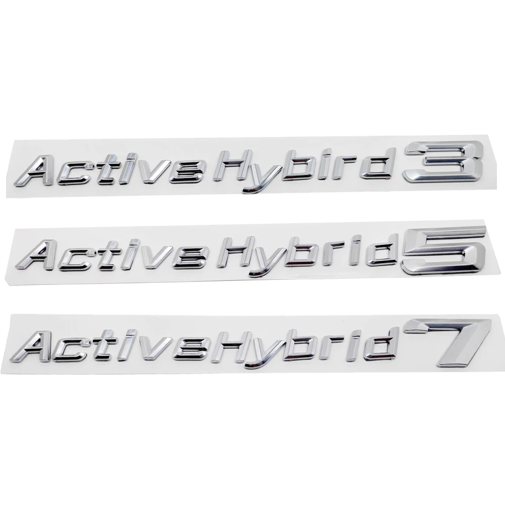 

Trunk Bumper Number Letters Badge Emblem Tuning Sticker for BMW Performance Active Hybrid 3 5 7 E85 F10 F20 F30 F35 F31 F34 F32