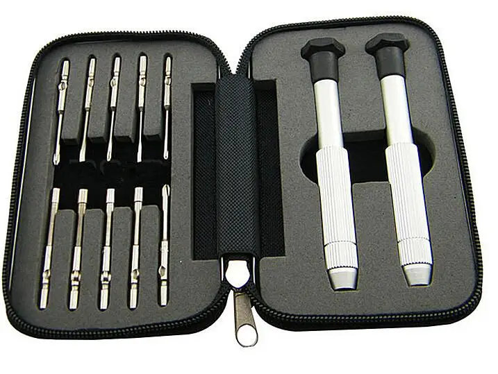 

Precise Glasses Stainless Steel Repair Screwdriver Tools Handle Cutter Head Optical Instrument Suit Watch Hex Tools with Bag