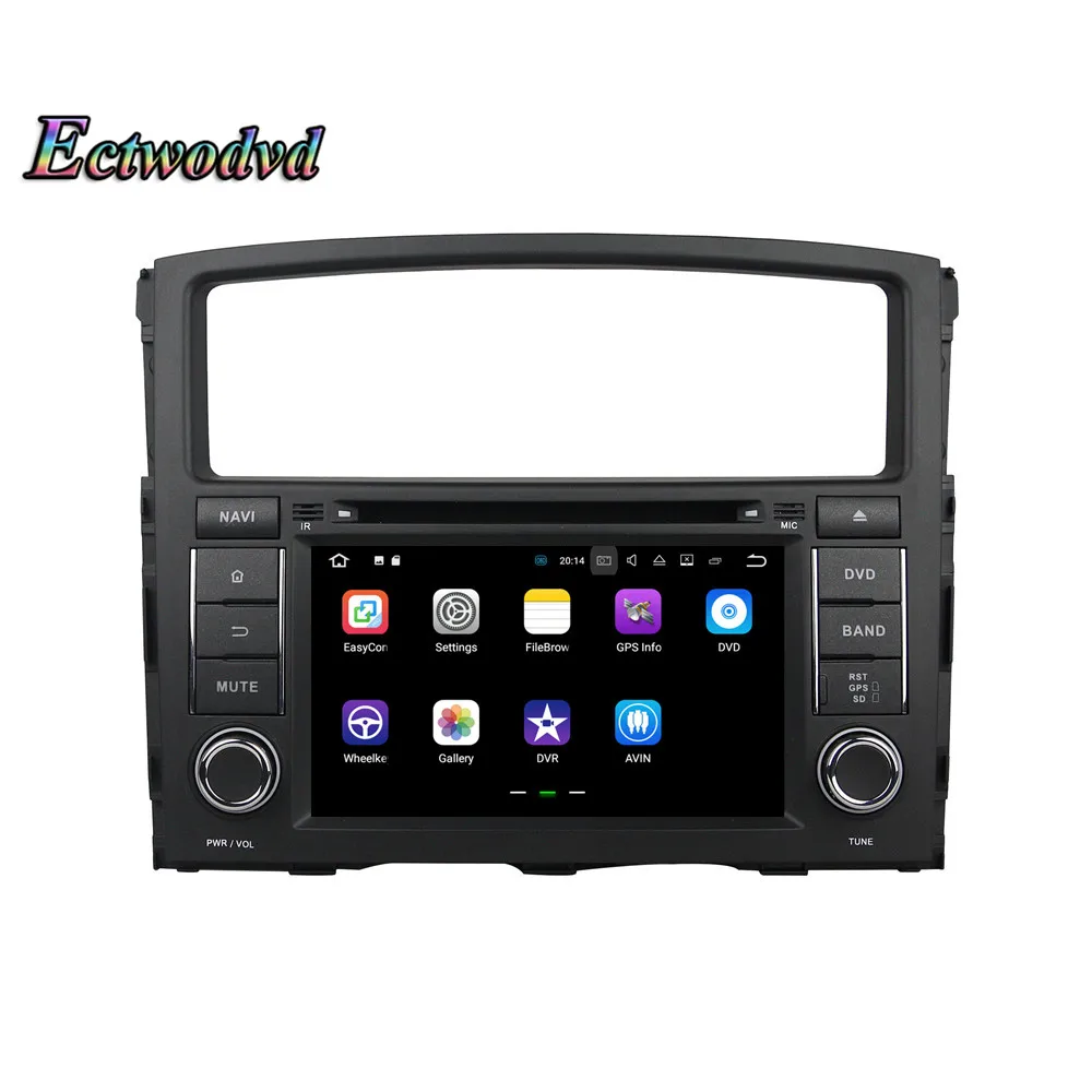 Perfect Ectwodvd Octa Core 4G RAM 64G ROM Android 9.0 Car Multimedia DVD Player GPS HeadUnit for Mitsubishi PAJERO V97/V93 (2006-2011) 15