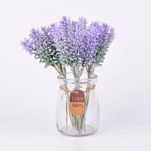 6 шт. мини Лавандовые цветы искусственные цветы ручной работы Рождественские Свадебные украшения для дома DIY скрапбук подарочная коробка