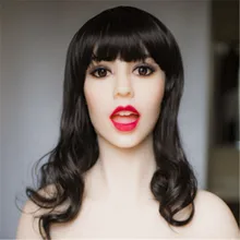 Sex toy head with a real open mouth for 140–172 TPE Love Doll