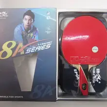 Оригинальные готовые ракетки двойная рыба 8 звезд 8ae 8ac ракетки для настольного тенниса ракетка Спортивная углеродное лезвие Быстрая атака петля