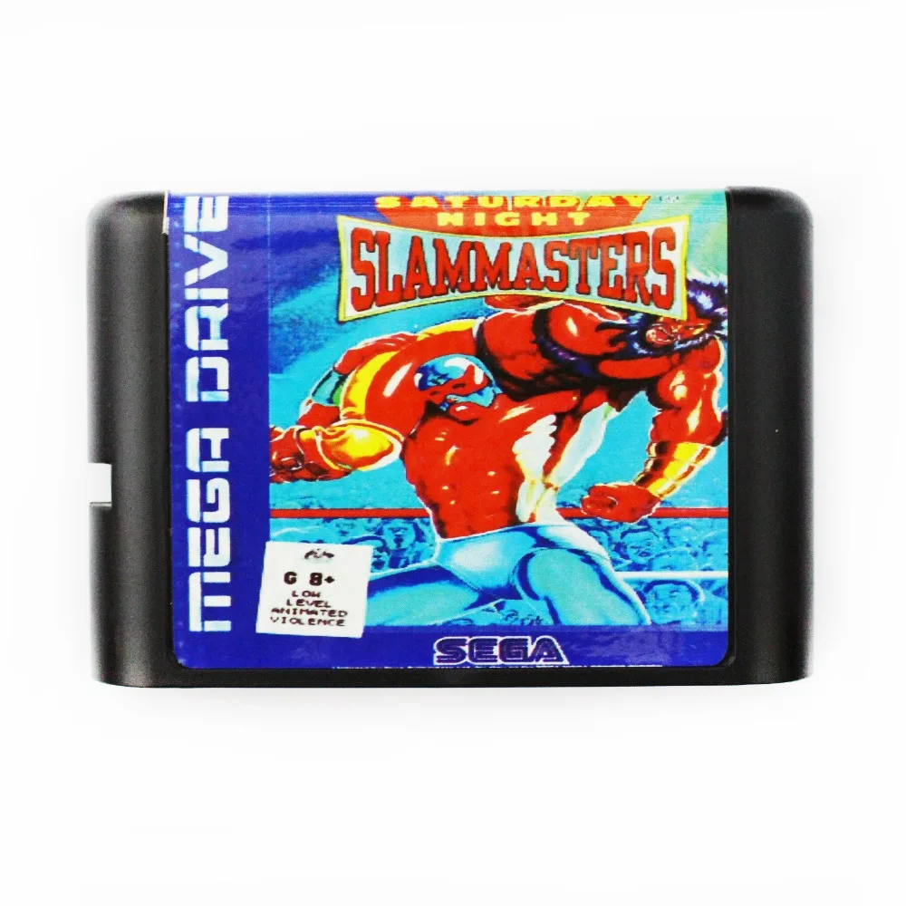 Slam Masters суббота ночь 16 бит MD игровая карта для sega Mega Drive для Genesis