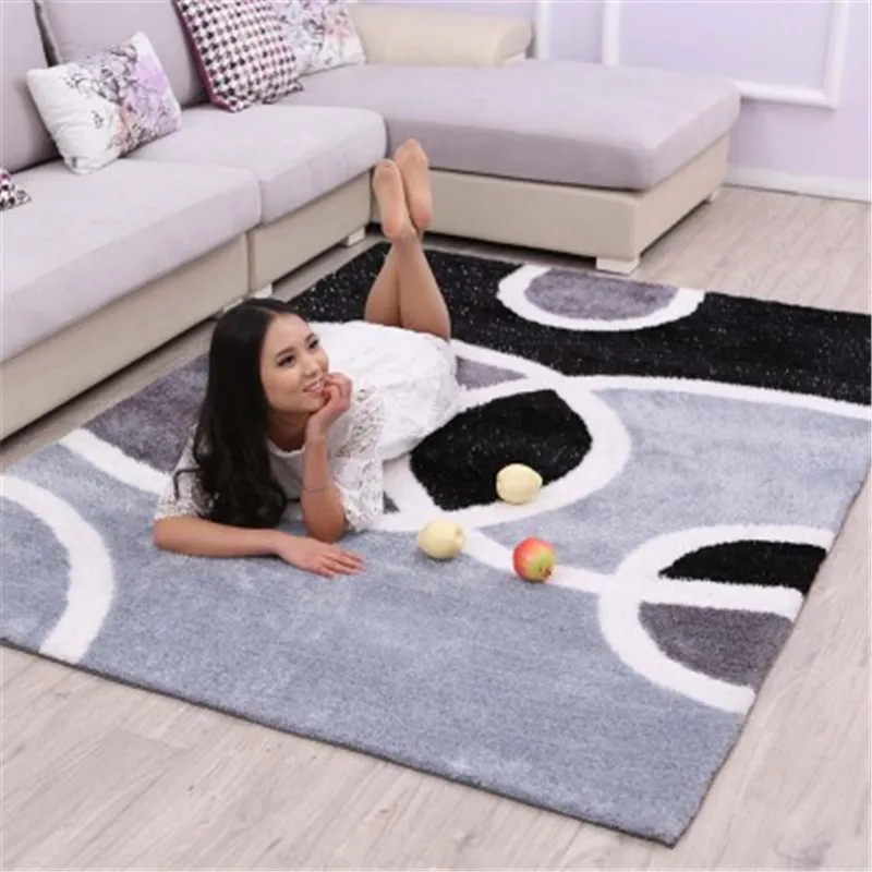 200x300 см мягкие Современные лохматые окрашенные ковры для гостиной дома спальни ковры и ковры меховая зона ковер бегун большой мягкий напольный коврик