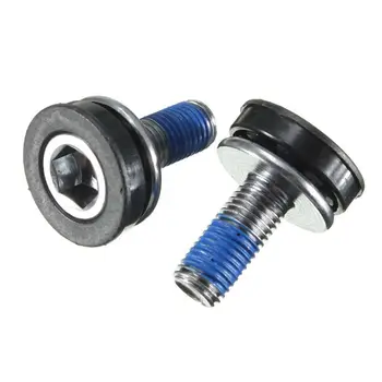 

1pair Steel Waterproof Square Screw Tapered Bottom Bracket Bolt Mountain Bike Parts Cycling Bicycle Chainwheel Axle Crank Screws