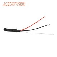 2 unids/lote Mini CCTV micrófono de alta sensibilidad cámara de seguridad Audio Mic DC Cable de alimentación micrófono para CCTV cámaras sistema DVR