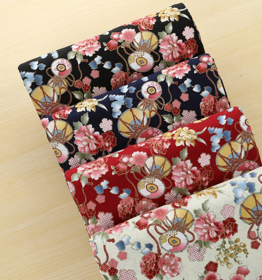 Imported hot stamping fabric import and wind printing imitation linen