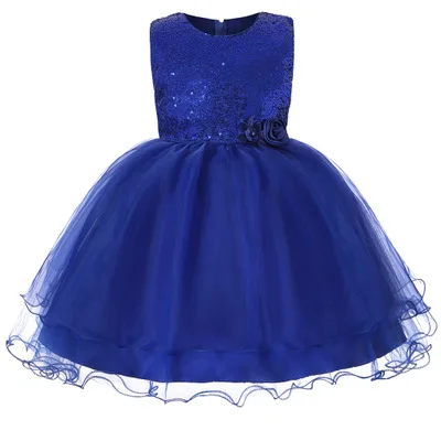 CAILENI Girls Sequined Birthday Party Dresses For 4 12Year Children ...