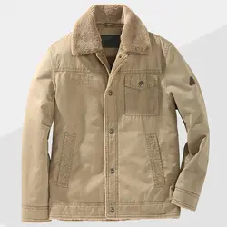 Зимние Для мужчин куртки верхняя одежда 4XL толстые теплые Однобортный парка Для мужчин пальто армия Стиль мужской куртки Для мужчин s
