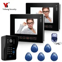 Yobang Security 9″ TFT LCD Screen Video Door Phone With RFID Access Door Camera 16 Kinds Of Doorbell Rings Door Intercom