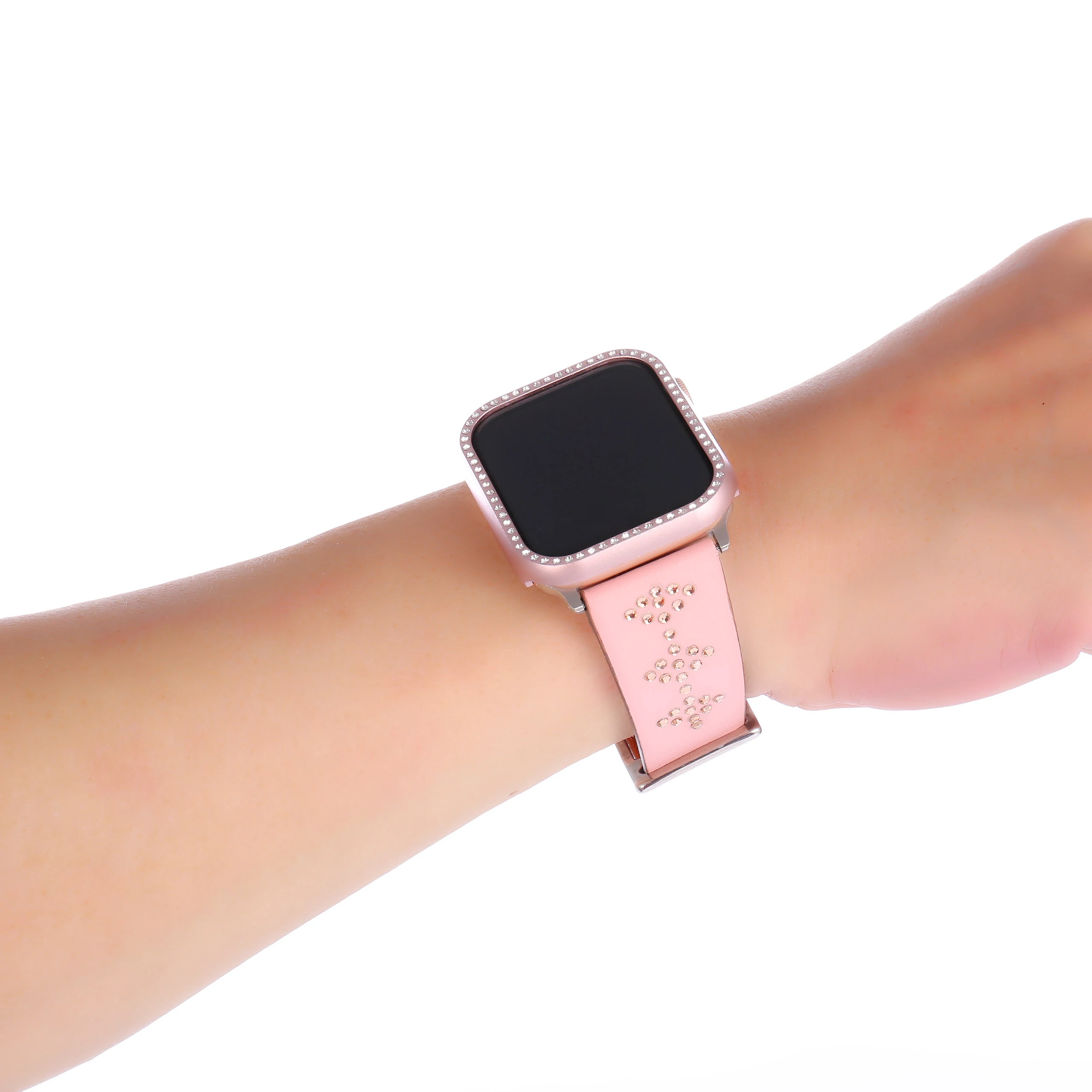 Качественный кожаный сменный браслет наручных часов для Apple Watch Band 44 мм 42 мм 40 мм 38 мм серия 5 4 3 2 1 iWatch ремешок для часов аpple