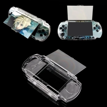 

Clear Crystal Protective Hard Carry Cover Case Housing Snap-in Protector Carrying Case Molds for Sony Playstation PSP 2000 3000