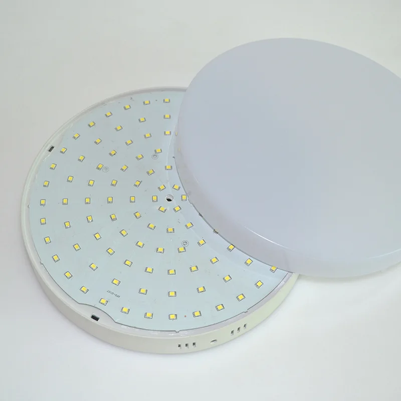 

Круглый светодиодный потолочный светильник 6 Вт 12 Вт 18 Вт 24 Вт без выреза, потолочная панель, лампа для прихожей 85-265 в, теплый белый холодный белый свет