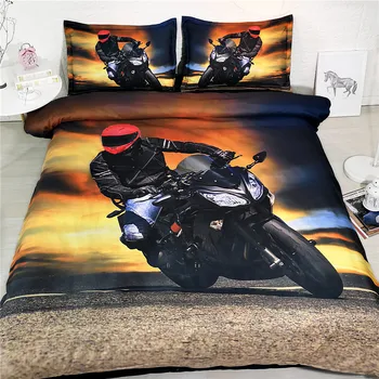 

3D Jellyfish Bed and Bedding Set Microfiber Bedding fadeless Comforter Duvet Cover Set Queen Bedclothes for Adults Bed