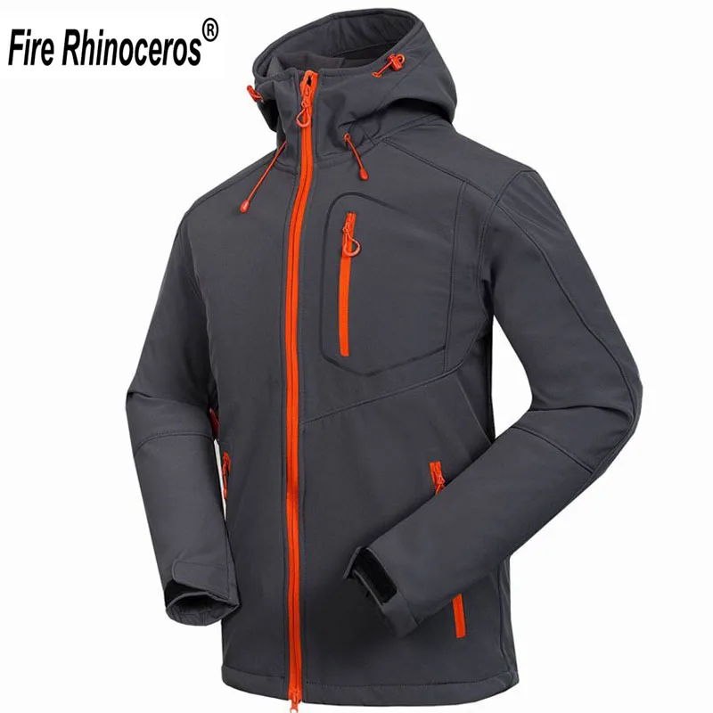 

Brand New Men's Softshell Jacket Windstopper Waterproof Hiking Jackets Outdoor Thick Winter Coats Trekking Camping Ski RM033