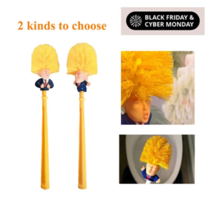 

Donald Trump Toilet Brush Make Toilet Great Again Funny Bathroom Clean Accessories Random Send WC Borstel Toilet Brush Holders