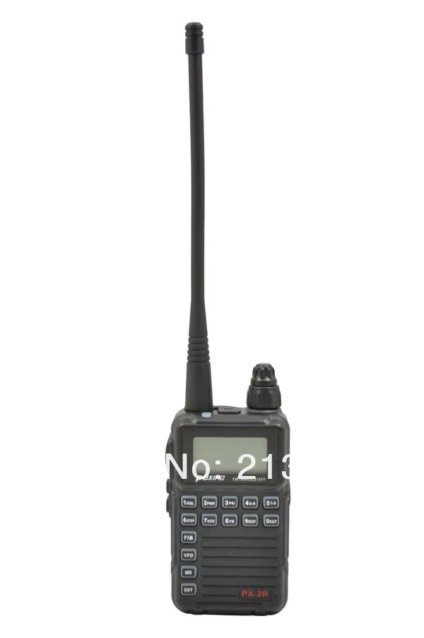 Обновленная версия Puxing PX-2R VHF136-174MHZ TX& RX,+ UHF400-470MHz RX FM приемопередатчик с клавиатурой lcd для безопасности, гостиницы, ветчины