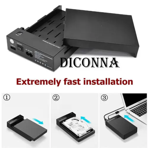Чехол для внешнего жесткого диска SATA USB 3 0 2 5 дюйма дюйма|Коробки и ящики хранения|
