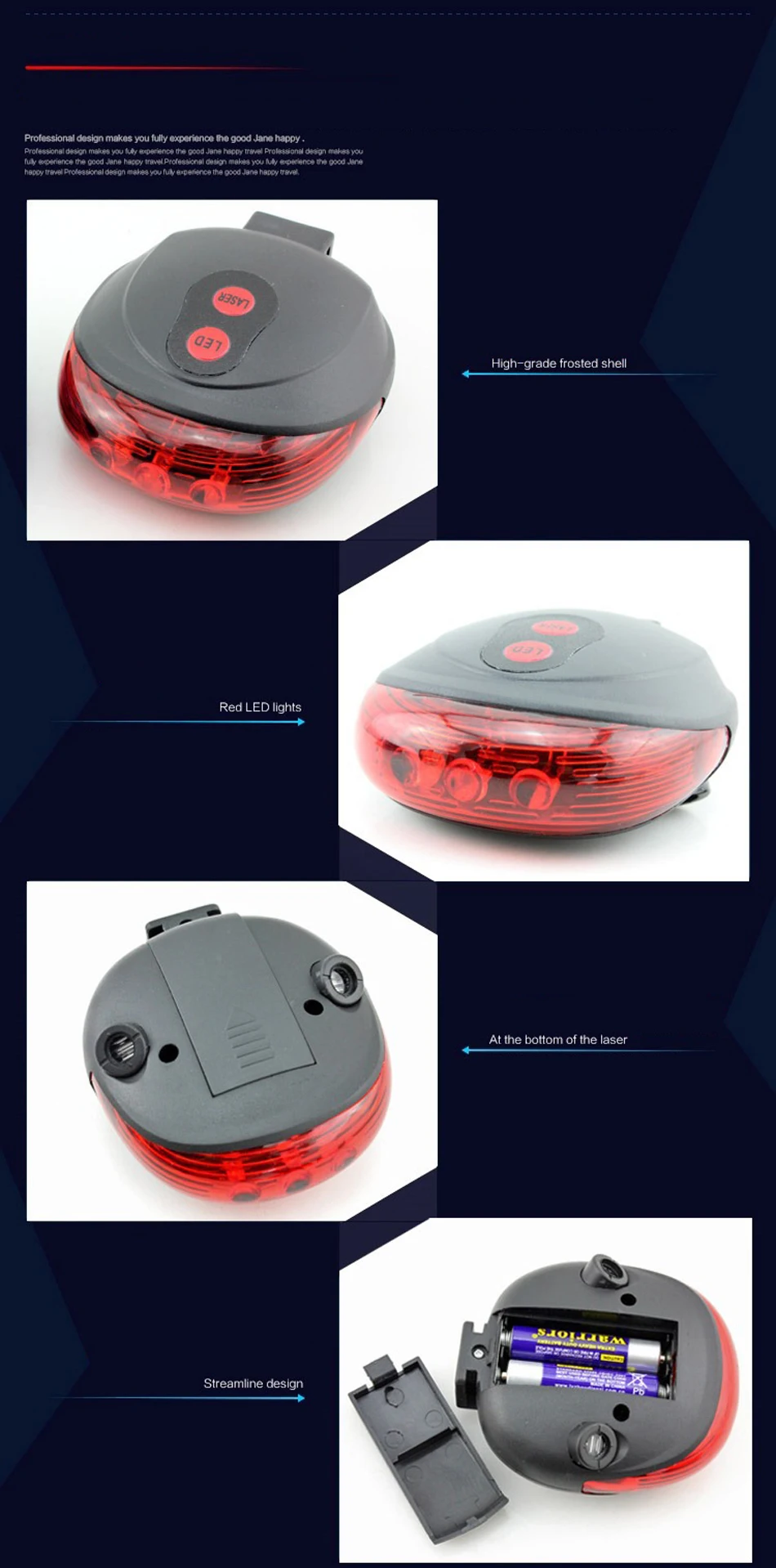 Best 2018 Hot Bicycle 5 LED 2Laser Cycling Bike light 7 Flash Mode MTB Safety Rear Lamp waterproof Laser Tail Warning Lamp Flashing 3 Best 2018 Hot Bicycle 5 LED 2Laser Cycling Bike light 7 Flash Mode MTB Safety Rear Lamp waterproof Laser Tail Warning Lamp Flashing 3