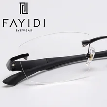 TR90 мужские оправы для очков с диоптриями модные квадратные прозрачные очки для близорукости дизайнерские оптические прозрачные очки без оправы# F-155