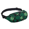 Deanfun 3D Printed Waist bags Green leaves Fanny Pack with Zipper for Women Travelling YB7 ► Photo 3/6