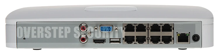 Оригинальный многоязычный сетевой видеорегистратор DAHUA с питанием по Ethernet и 8