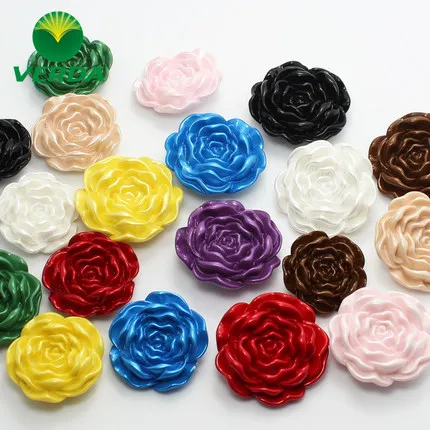 

rose buttons three-dimensional flowers Dark eyes Dust coat buttons free shipping