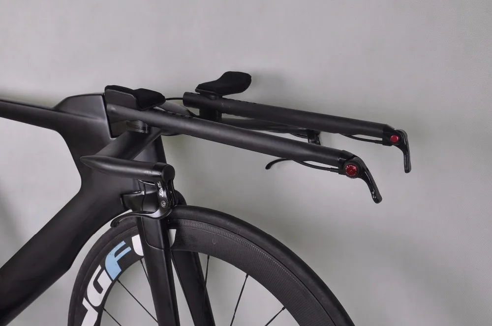 Excellent 2018 Top quality Chinese complete carbon time trial bicycle full triathlon TT bike Di2 system carbon aero bicycle OEM design 5