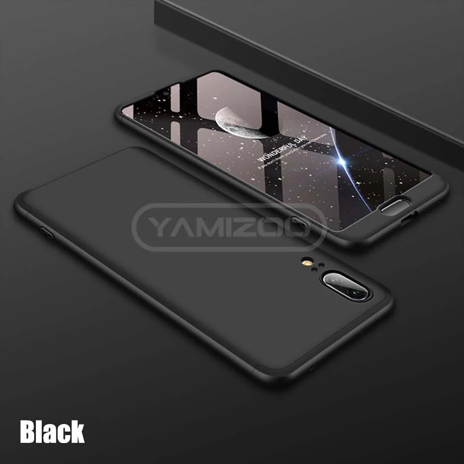 YAMIZOO 360 Full Cover For Huawei P20 P10 Lite Case Luxury Hard Phone Case P10 Plus With Glass Case For Huawei P20 Pro Case On (9)