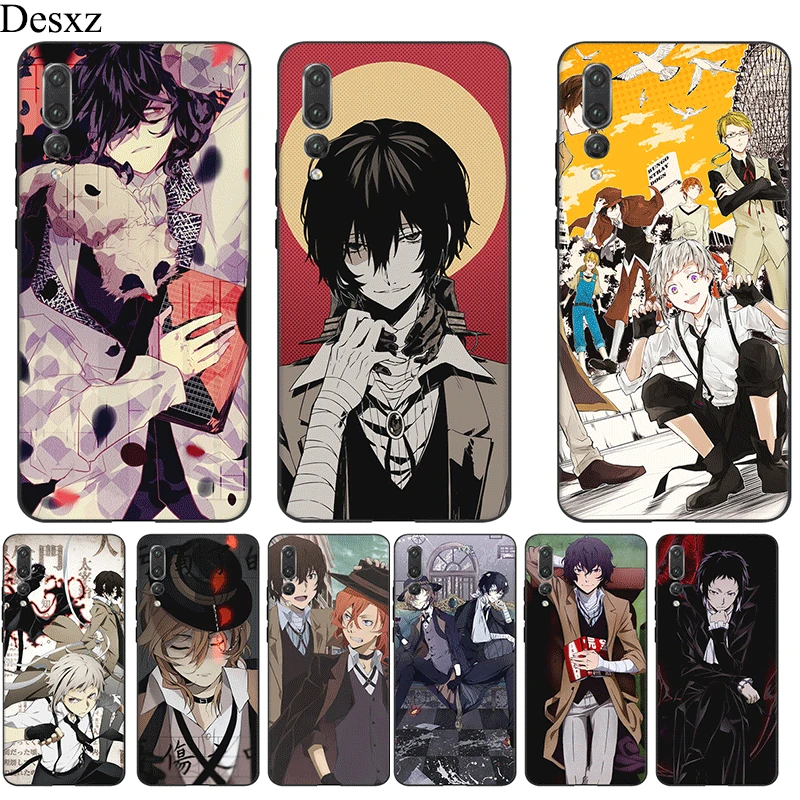 

Silicone Mobile Phone Case For Honor Note 10 9 7X 7C 8X 8C 7A 6A 8 Lite Cover Bungou Stray Dogs Shell Bag