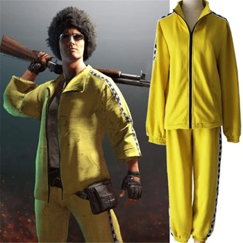 

Halloween Cosplay PUBGPLAYERUNKNOWNSBATTLEGRUBDS PUBG Chicken Yellow Men Women's Wear Sportswear