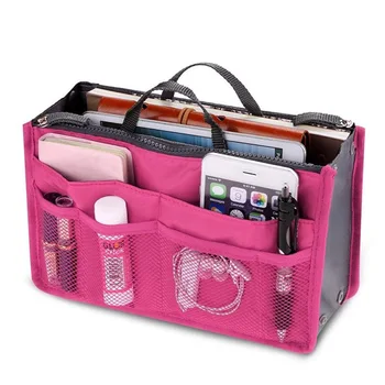 

Women Plaid Travel Cosmetic Bag Makeup Bags Handbag Female Zipper Purse Small Make Up Bags Travel Beauty Organizer Pouch