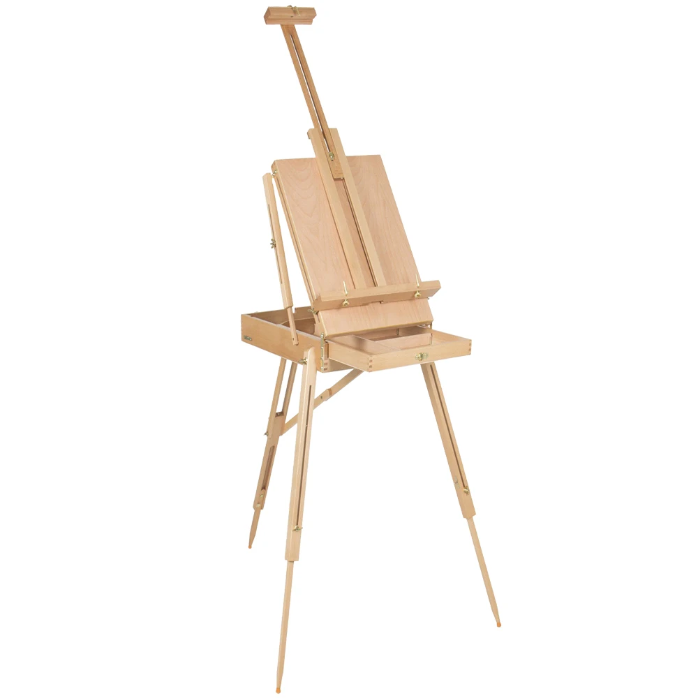 Premium Red Beech Portable Paint Box Art Box Wood Oil Painting Easel Stand Wooden Easel For Artist 50*34.5*150cm 3295126755870282698 Premium Red Beech Portable Paint Box Art Box Wood Oil Painting Easel Stand Wooden Easel For Artist 50*34.5*150cm 3295126755870282698