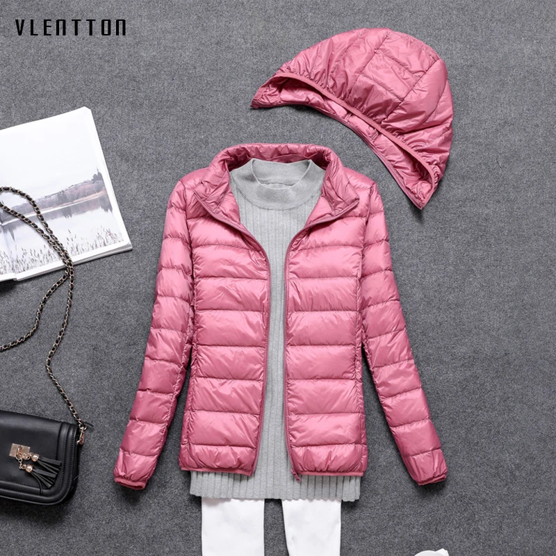 Women 90% Duck Down Ultra Light Down Jacket detachable Hat Fashion Autumn Winter Warm Slim Zipper Jackets Women Women 90% Duck Down Ultra Light Down Jacket detachable Hat Fashion Autumn Winter Warm Slim Zipper Jackets Women