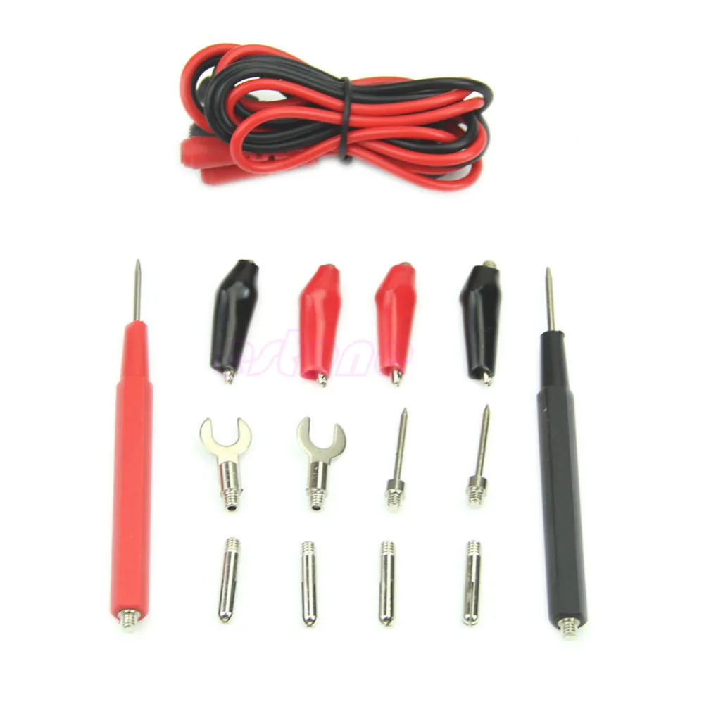 1Set Multifunction Digital Multimeter Probe Test Leads / Alligator Clip