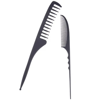 

NEW 1Pc Hair Pointed Tail Comb Hairdressing Styling Tools Salon Nice Type Clip Design Brush Tools For Hairbrush Carbon Fiber