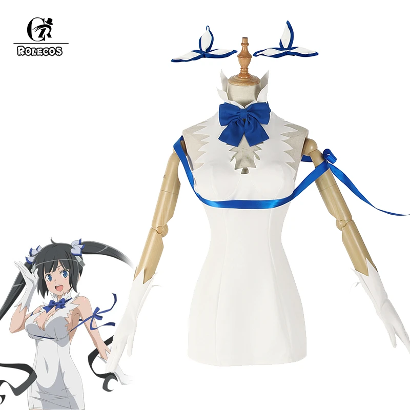Rolecos ヘスティアコスプレ衣装セクシーなドレスアニメそれは間違っピックアップしようとする女の子ダンジョンコスプレ衣装女性ドレス Aliexpress