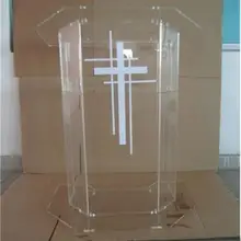 Высококачественная разумная цена красивые прозрачные акриловые кафедра для выступлений трибуна из акрила Подиум
