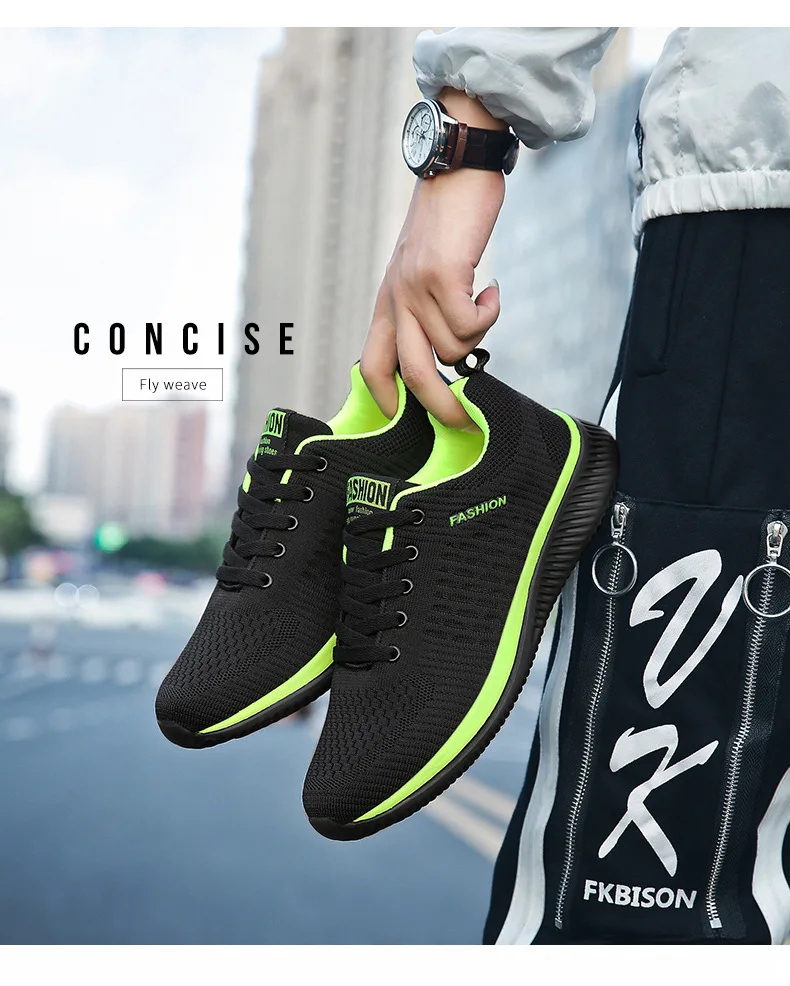 Mens New Mesh Men Casual Shoes Lac-up Men Shoes Lightweight Comfortable Breathable Walking Sneakers Tenis Feminino Zapatos