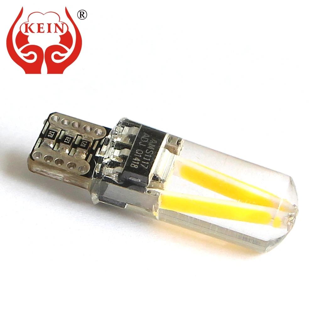 KEIN 10 шт. Canbus led car T10 w5w 194 силиконовые боковые габаритные огни внутренняя лампа для