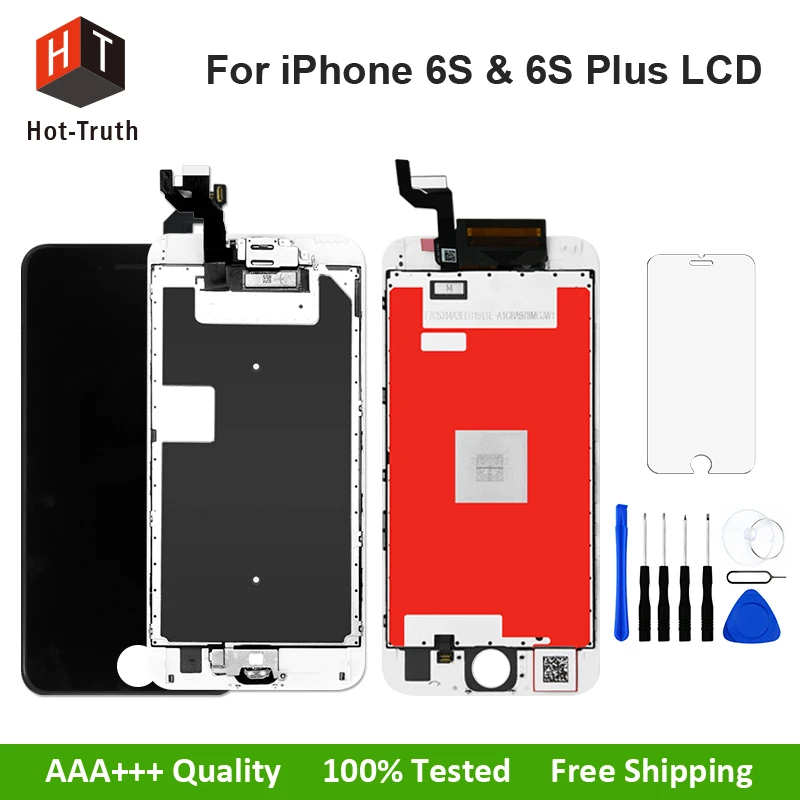 E Trust 1pcs Good Quality For IPhone 6s LCD Display Touch Screen Digitizer Assembly Black And