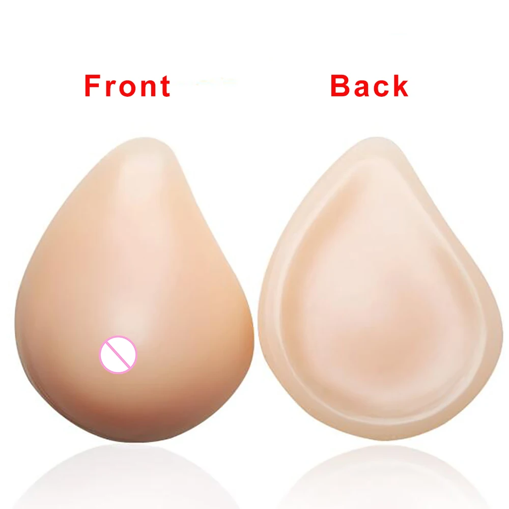 

KOOMIHO 170g Concave Bottom Breasts Fake Chest Realistic Silicone Breast Forms for Crossdresser Left Right Breast