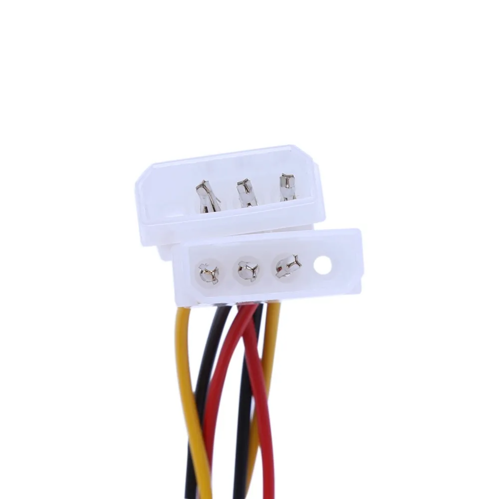 10 шт./компл. двойной кабель адаптера Molex 4 контактный к одному PCI E 6 контактному